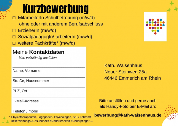 Postkarte3 - Aktuelles | Katholisches Waisenhaus Emmerich